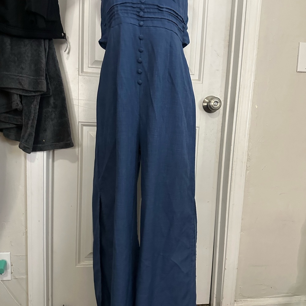 Elegant Blue Jumpsuit